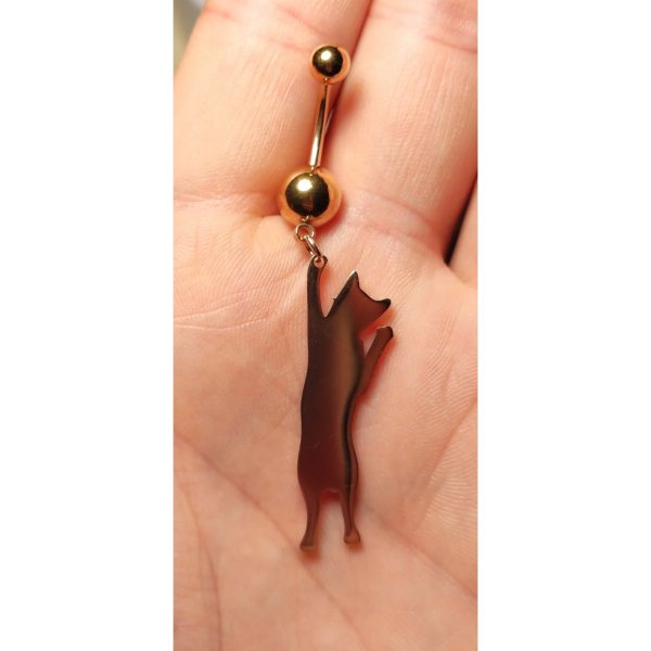 HAYVAN FİGÜRLÜ "SİNGLE", "BELLY"  Göbek Piercing (%!00 CERRAHİ ÇELİK)