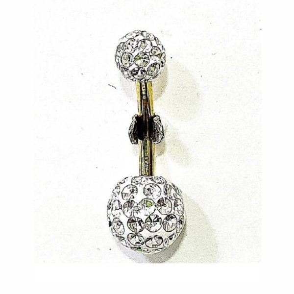 Epoxy Kaplama Göbek "sıngle", "lower", "double" Piercing (%100 Paslanmaz Cerrahi Çelik)