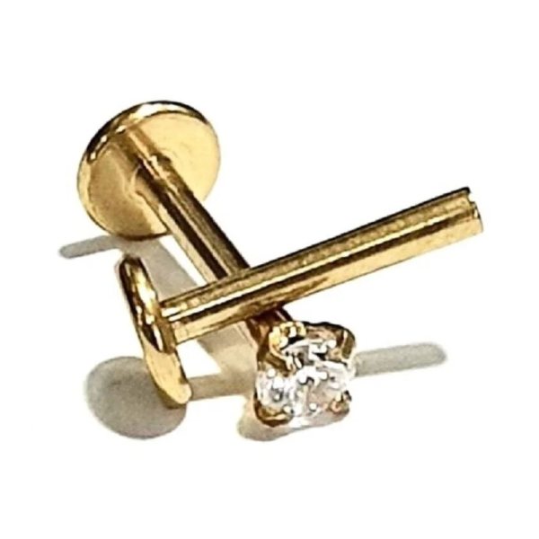 %100 316L Cerrahi Çelik Burun, Dudak Kulak Piercing "medusa", "labret" "AGB" Parıltı Taşlı Piercing