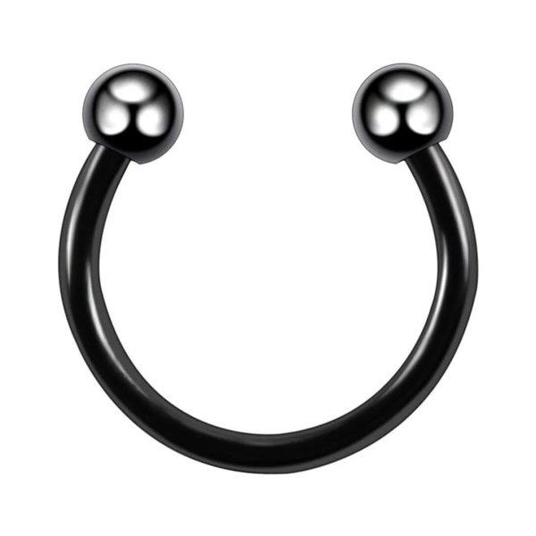 %100 Cerrahi Çelik "septum, Nose, Helix" "burun, Dudak, Kıkırdak" Yarım Halka Piercing