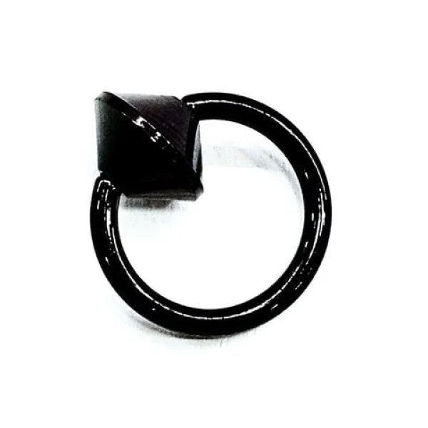 Siyah"septum, Nose, Helix" "burun, Dudak, Kaş, Kıkırdak" Beyblade Halka Piercing, Küpe (CERRAHİ Ç.)