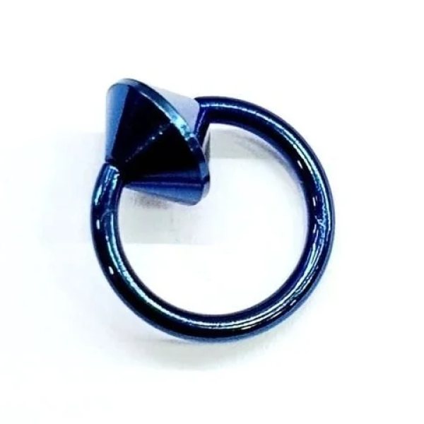 Lacivert "septum, Nose, Helix", Dudak, Kulak, Kıkırdak" Beyblade Halka Piercing, Küpe(CERRAHİ ÇELİK)