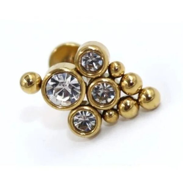 "AGB" Özel Taşlı Uçurtma Figürlü Aksesuarlı Kulak, Kıkırdak, Helix & Tragus Piercing