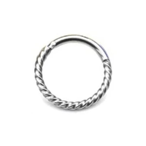 %100 P. ÇELİK BURGULU "septum, Nose, Helix" "Burun, Dudak, Kaş, Kıkırdak" Menteşeli Halka Piercing