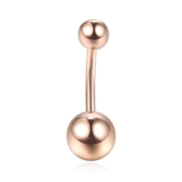 %100 Cerrahi Çelik "sıngle", "lower", "double" Göbek Piercing