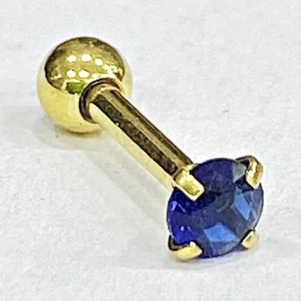 AGB Parıltı Taşlı 316L Cerrahi Çelik  (Helix) & Burun Piercing (%100 AGB İbareli)