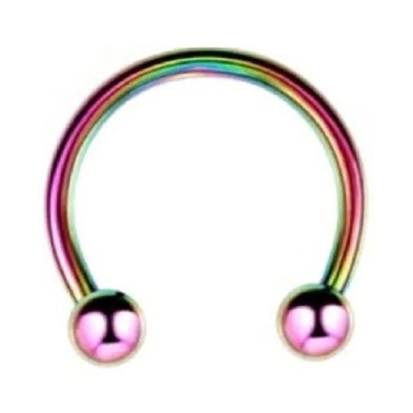 %100 Cerrahi Çelik Sertifikalı "septum, Nose, Helix" "burun, Dudak, Kıkırdak" Yarım Halka Piercing