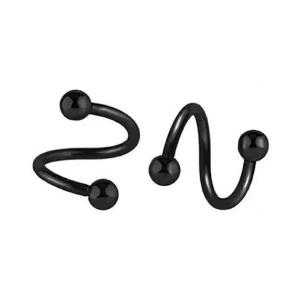 Cerrahi Çelik "septum, Nose, Helix, Kaş, Kulak, Burun, Dudak, Kıkırdak" Spiral Halka Piercing