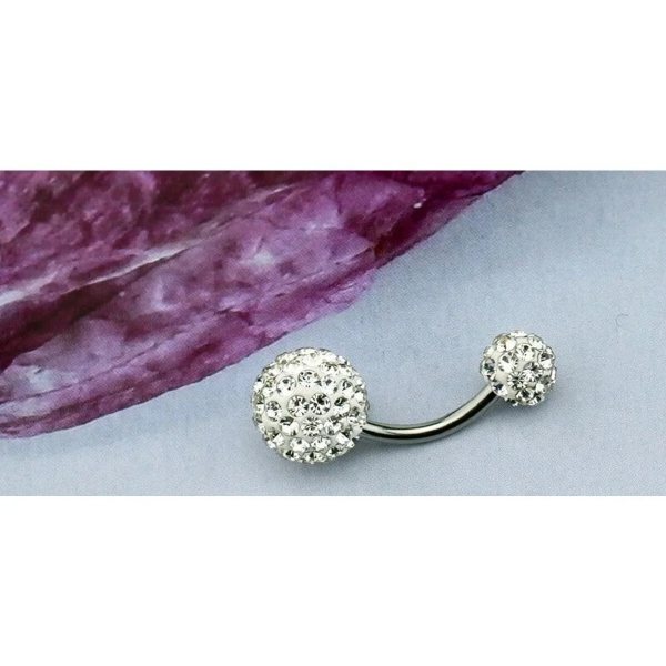 Epoxy Kaplama Göbek "sıngle", "lower", "double" Piercing (paslanmaz Çelik)