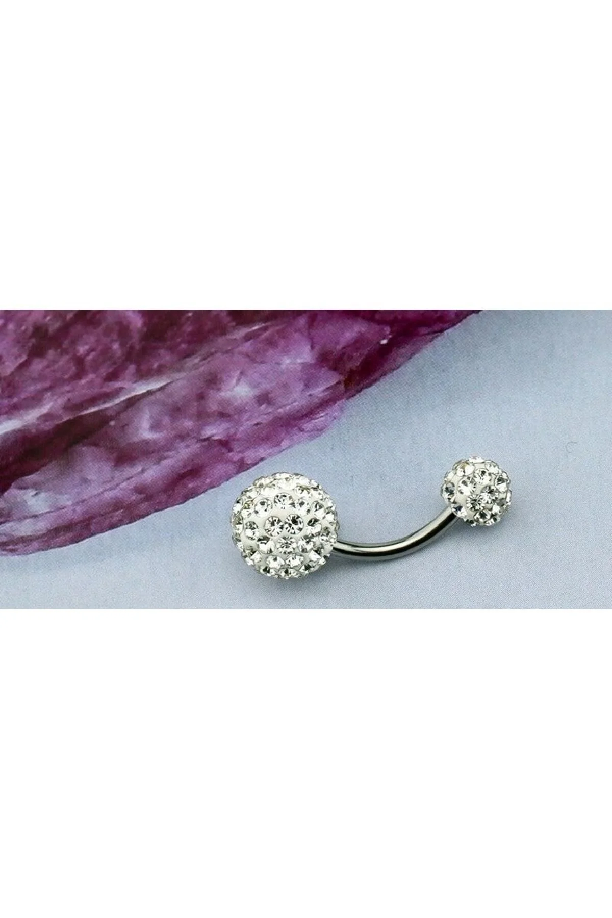 Epoxy Kaplama Göbek "sıngle", "lower", "double" Piercing (paslanmaz Çelik) 1