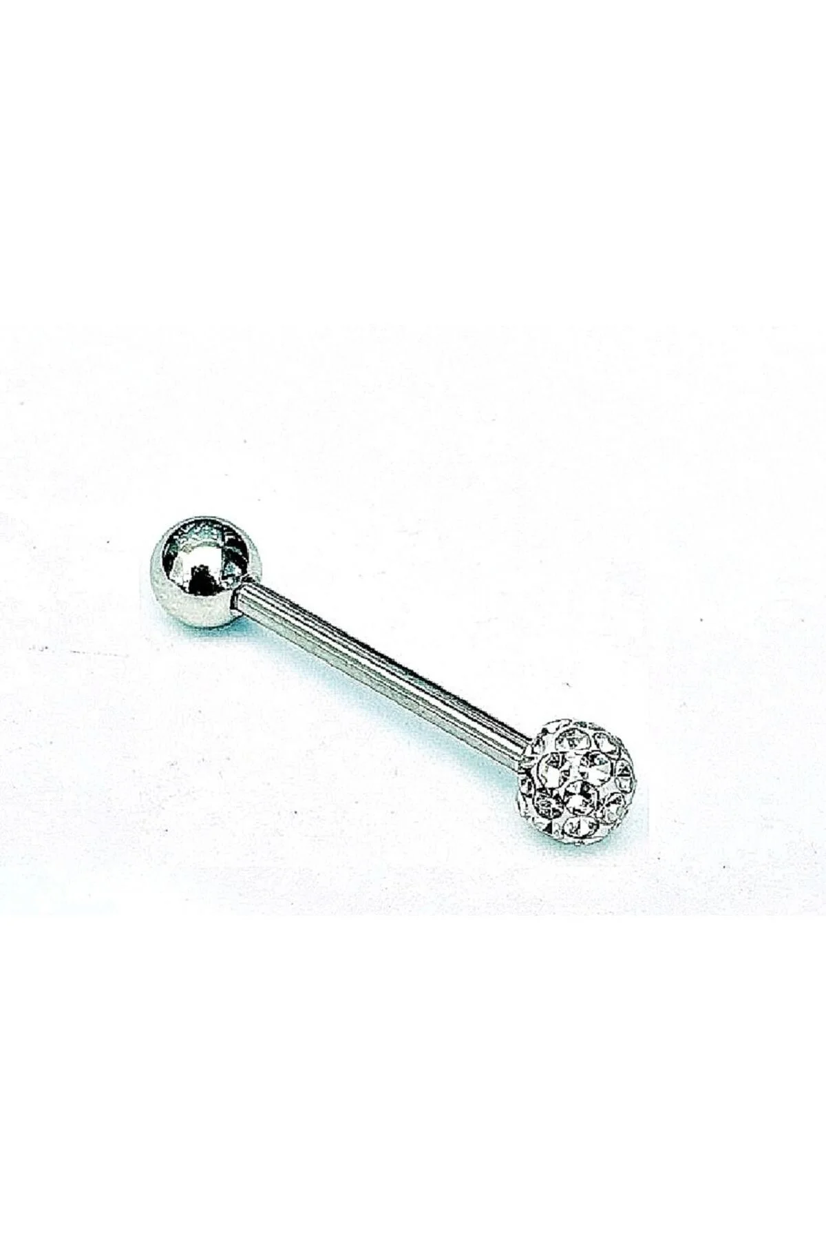 ayarlanacak Taşlı "ındustrıal" Epoxy Kaplama Dil, Kıkırdak Köprü Piercing 1