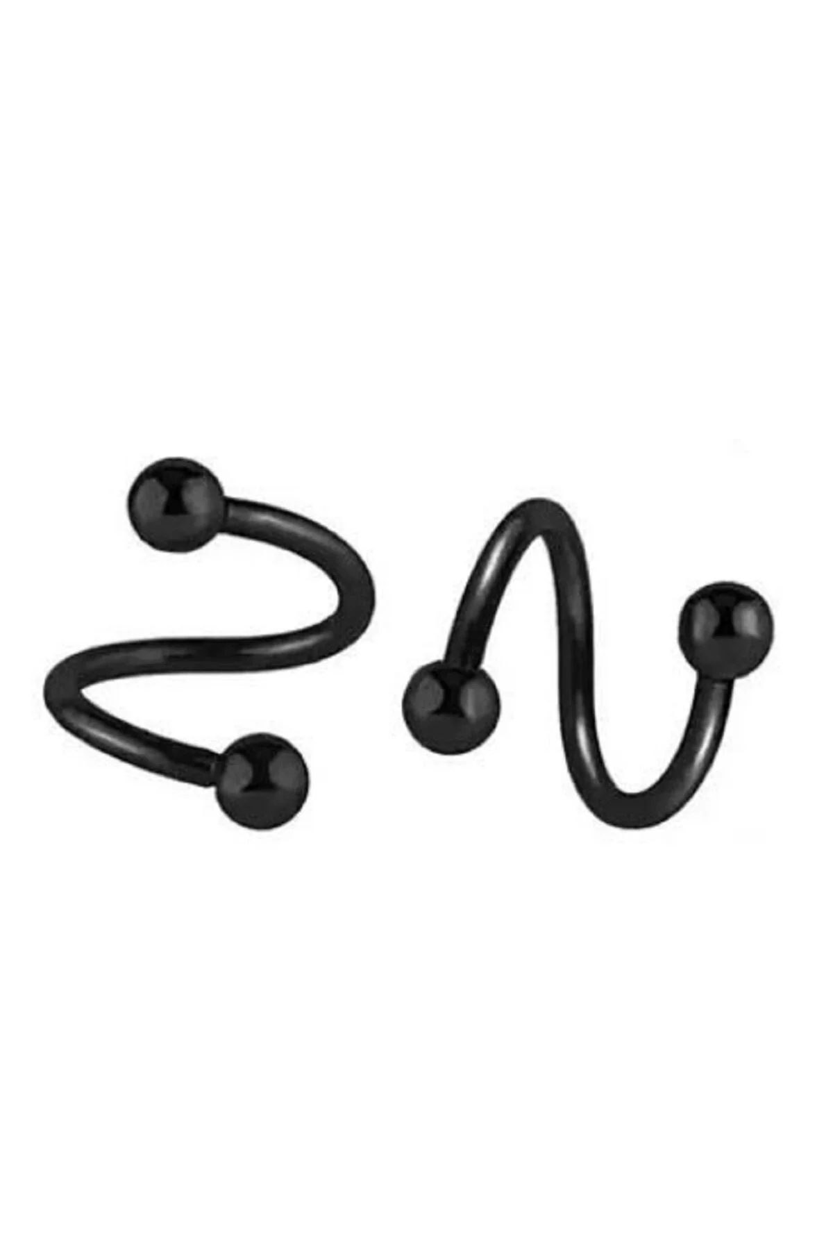Cerrahi Çelik "septum, Nose, Helix, Kaş, Kulak, Burun, Dudak, Kıkırdak" Spiral Halka Piercing 1