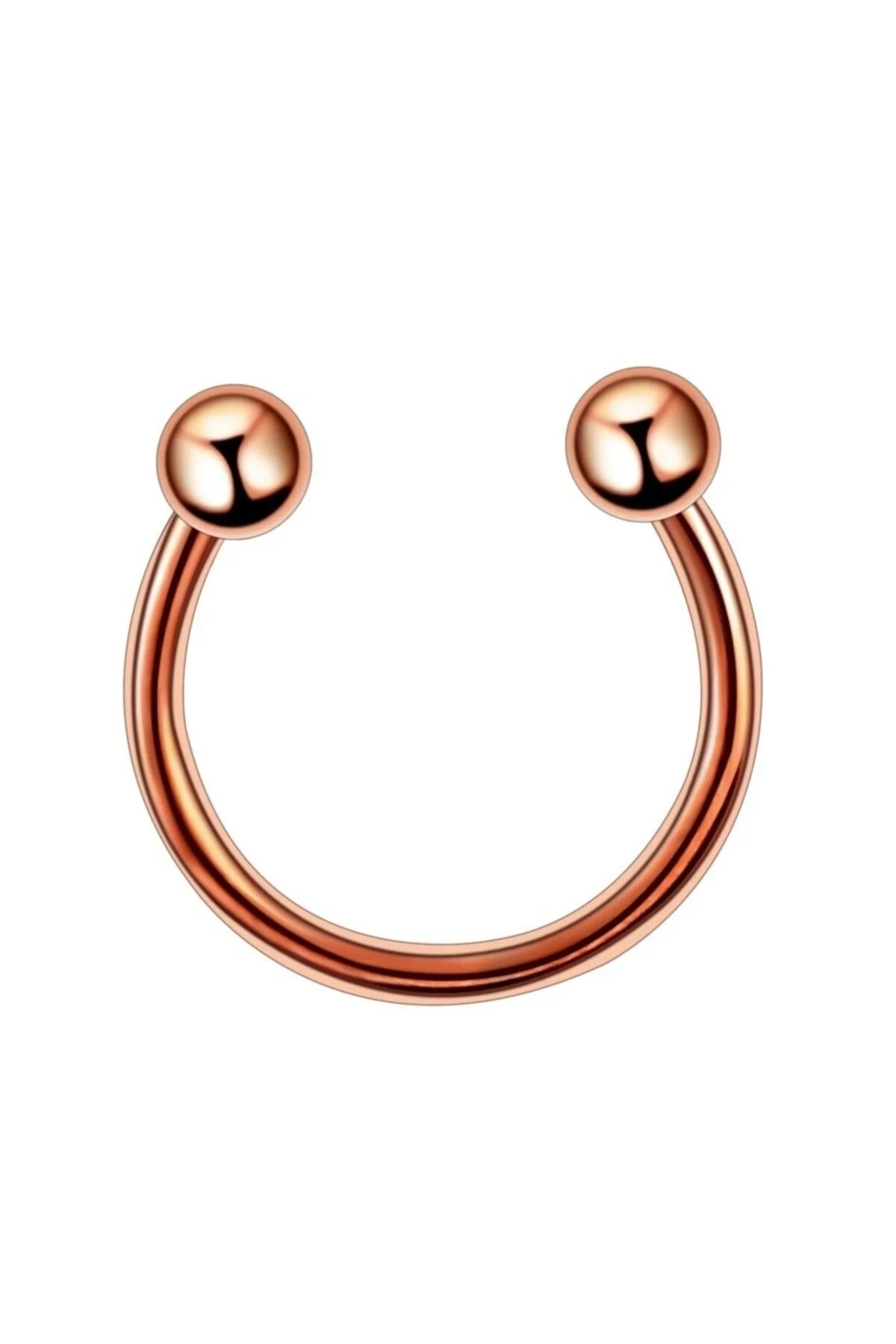 %100 Cerrahi Çelik "septum, Nose, Helix" "burun, Dudak, Kıkırdak" Yarım Halka Piercing 1