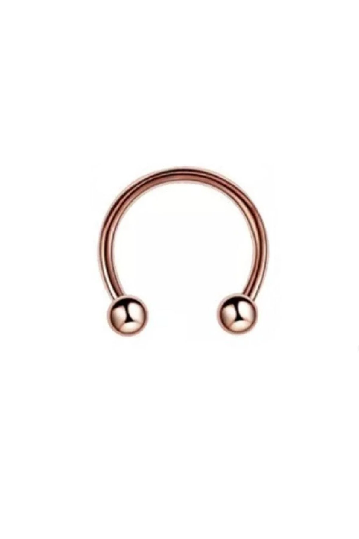 %100 Cerrahi Çelik "septum, Nose, Helix" "burun, Dudak, Kıkırdak" Yarım Halka Piercing 2
