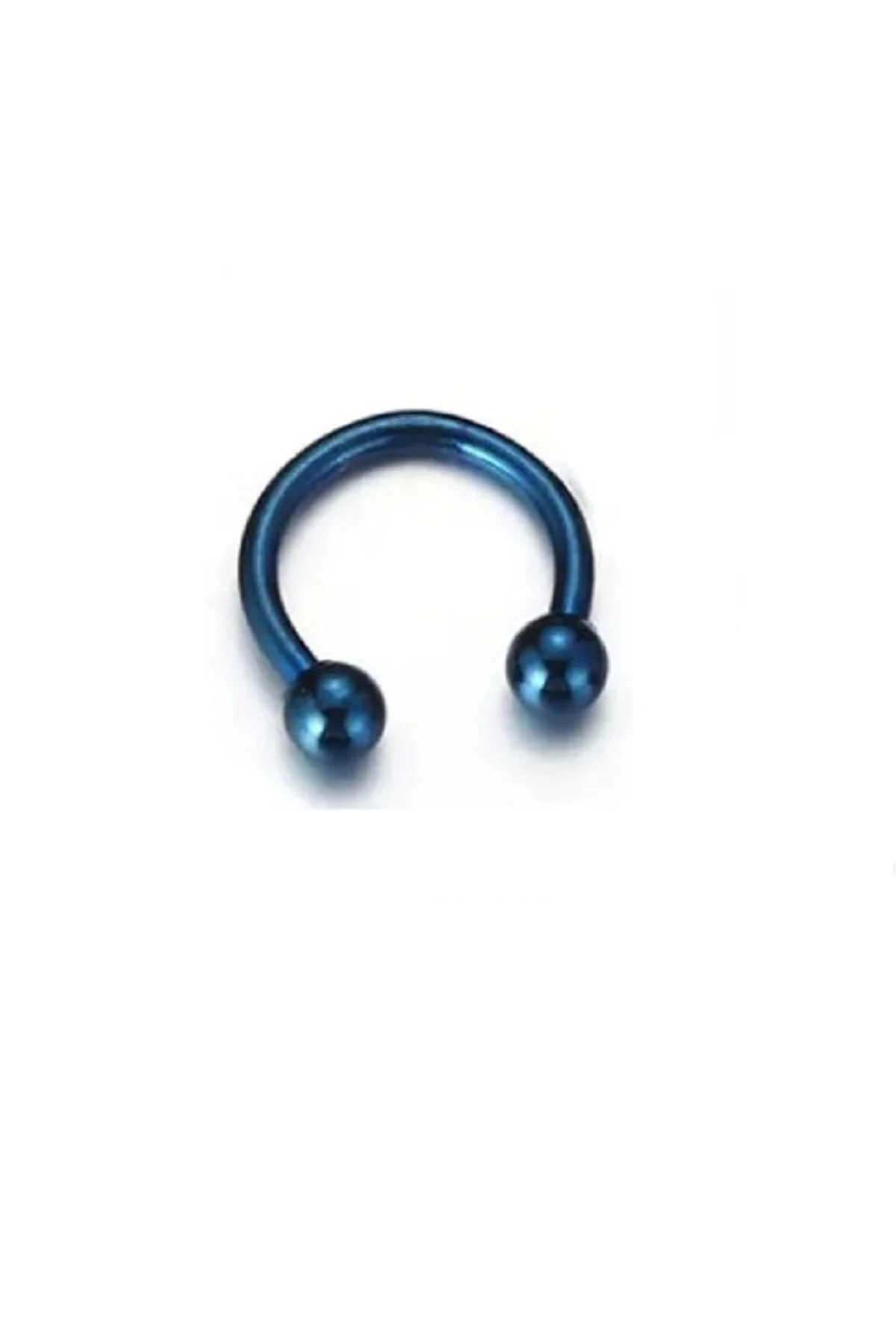 %100 Cerrahi Çelik "septum, Nose, Helix" "burun, Dudak, Kıkırdak" Yarım Halka Piercing 3