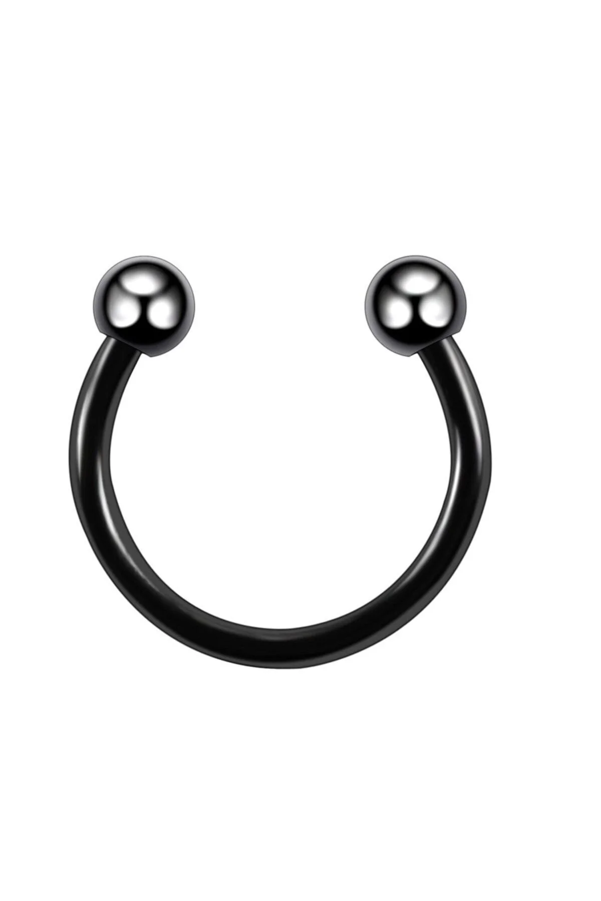 %100 Cerrahi Çelik "septum, Nose, Helix" "burun, Dudak, Kıkırdak" Yarım Halka Piercing 1