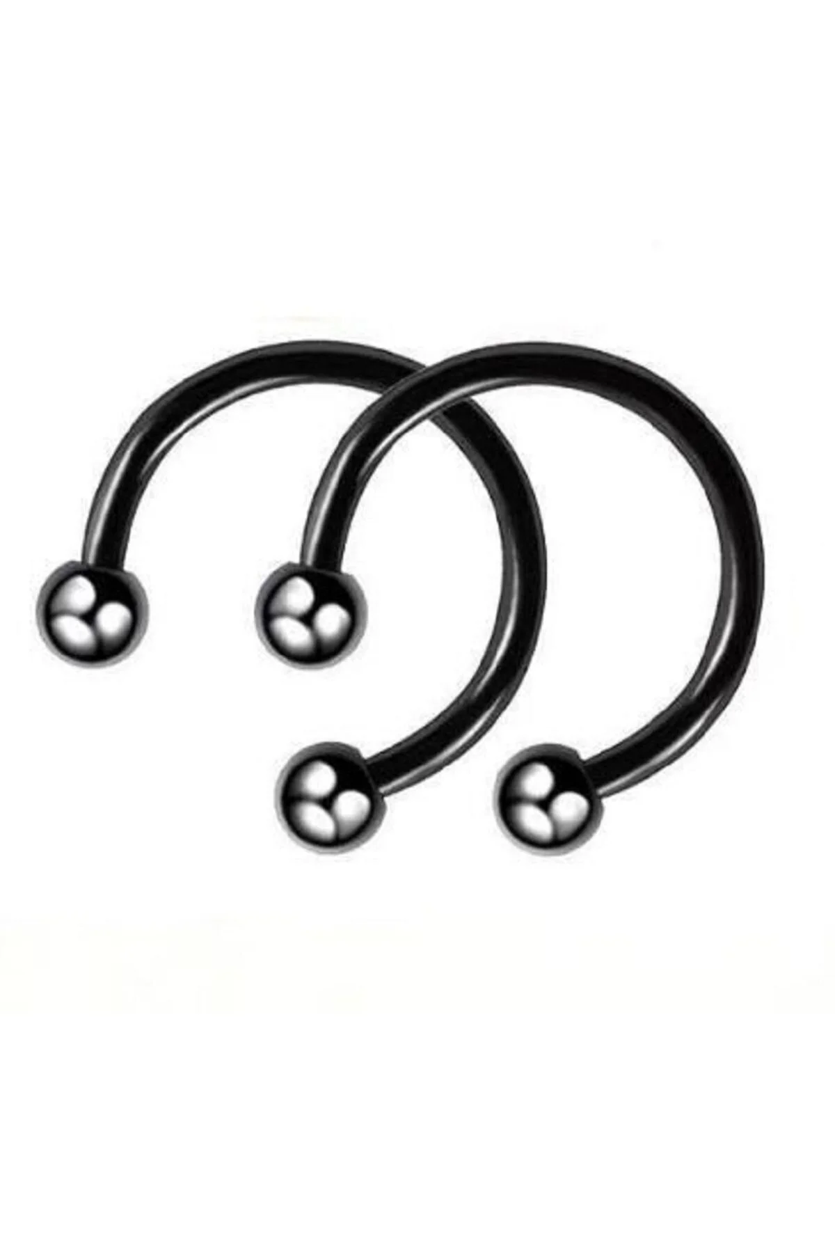 %100 Cerrahi Çelik "septum, Nose, Helix" "burun, Dudak, Kıkırdak" Yarım Halka Piercing 2