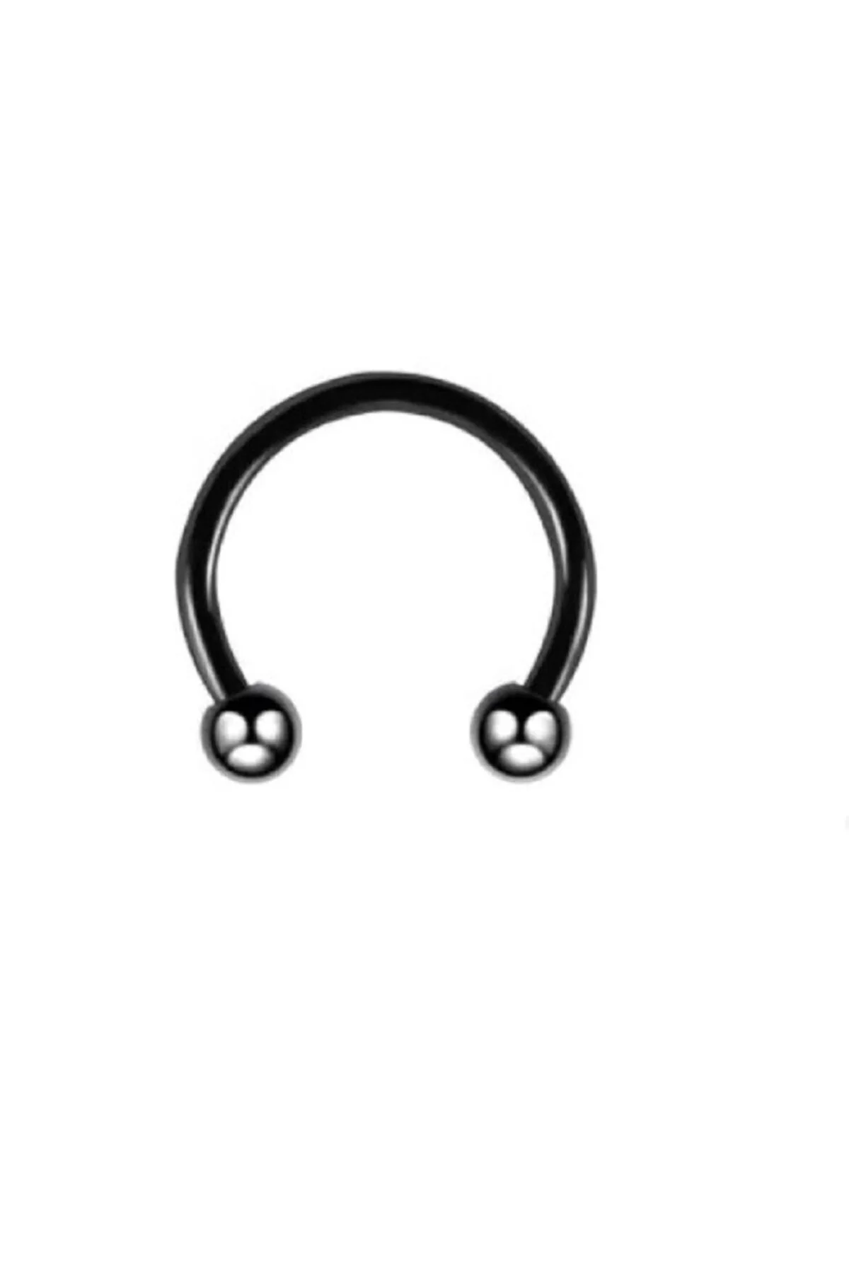 %100 Cerrahi Çelik "septum, Nose, Helix" "burun, Dudak, Kıkırdak" Yarım Halka Piercing 3