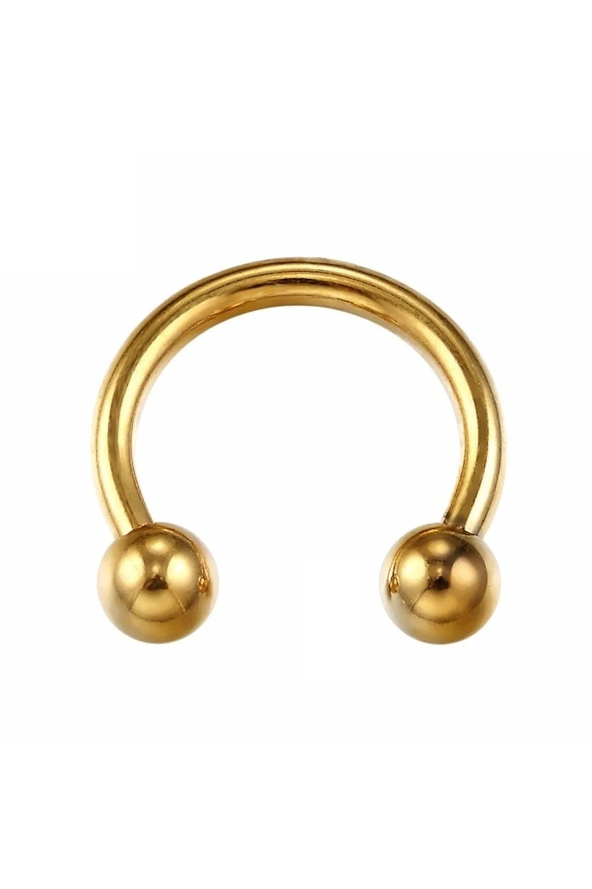 %100 Cerrahi Çelik "septum, Nose, Helix" "burun, Dudak, Kıkırdak" Yarım Halka Piercing 4