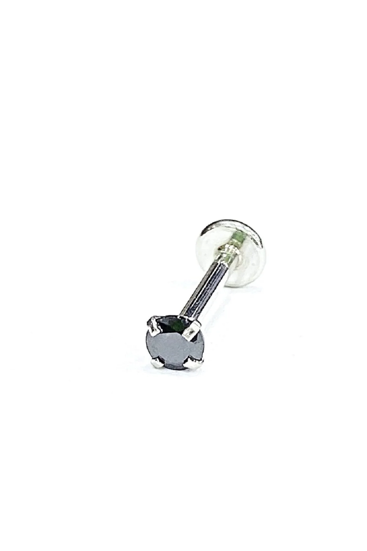 Minimal "AGB" Parıltı Taşlı 316L Çelik Helix, Dudak & Burun Piercing (%100 "AGB" İbareli) 1