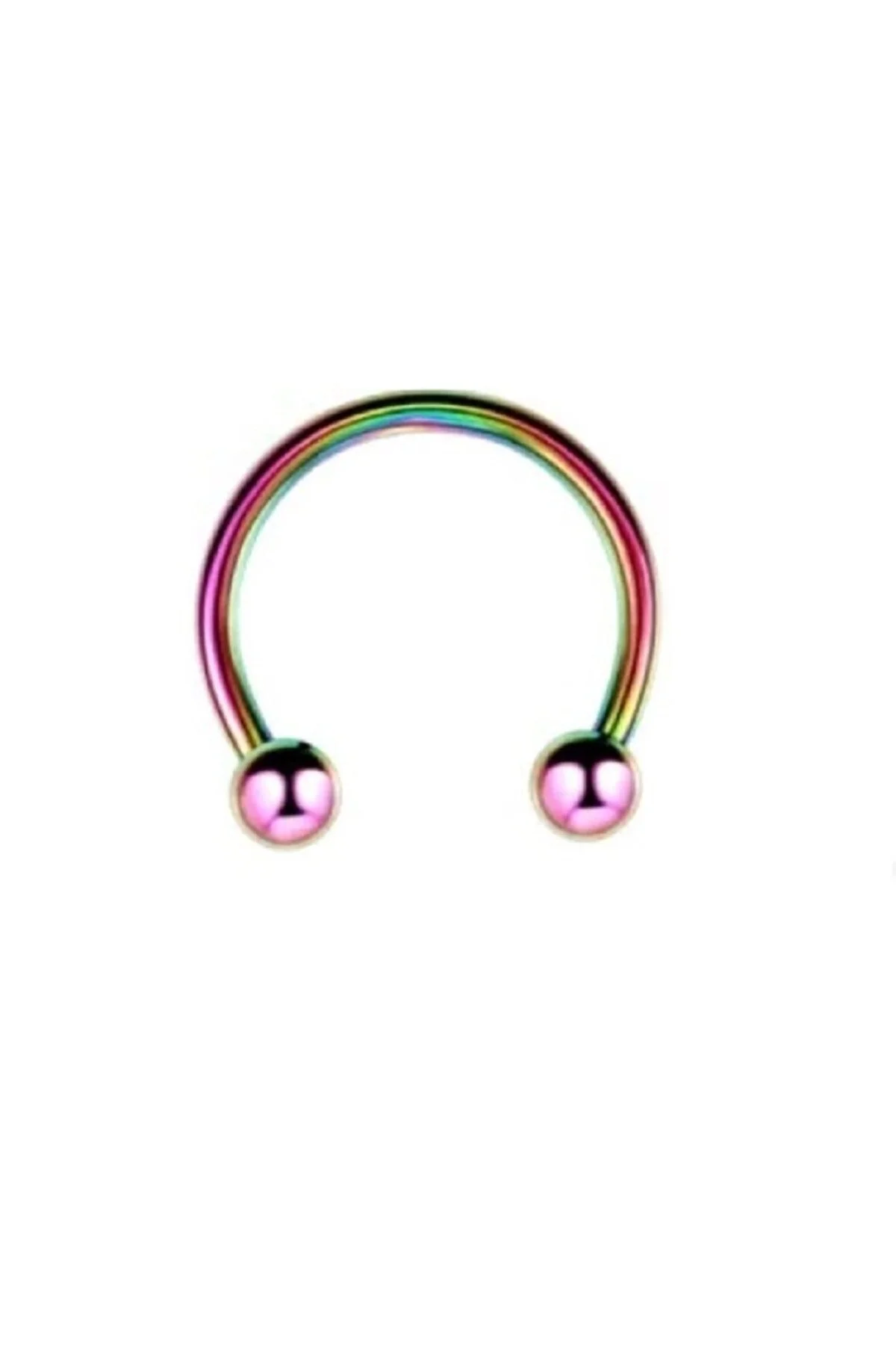 %100 Cerrahi Çelik Sertifikalı "septum, Nose, Helix" "burun, Dudak, Kıkırdak" Yarım Halka Piercing 1