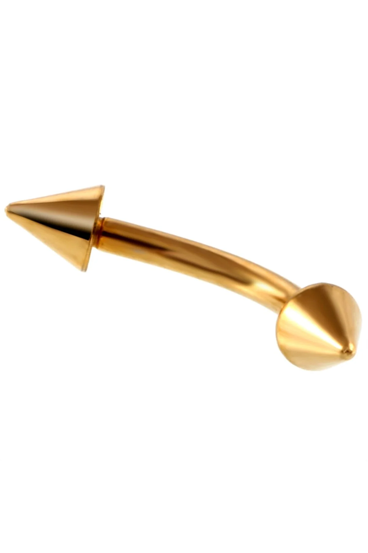 Çift Ok Figürlü "eyebrow, Rook" Spike Kavisli Kaş Piercing (ORJİNAL CERRAHİ ÇELİK, ÖZEL TASARIM) 2