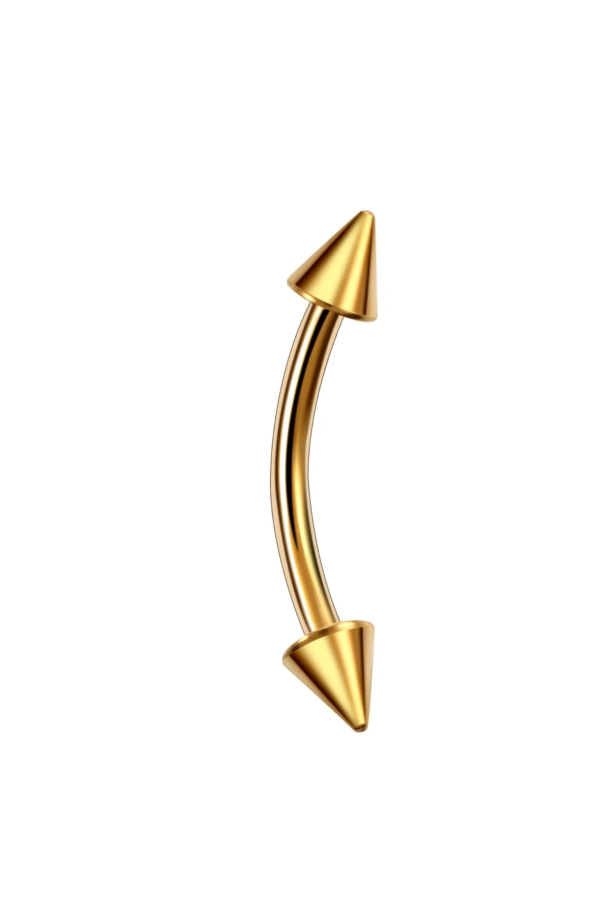 Çift Ok Figürlü "eyebrow, Rook" Spike Kavisli Kaş Piercing (ORJİNAL CERRAHİ ÇELİK, ÖZEL TASARIM) 3