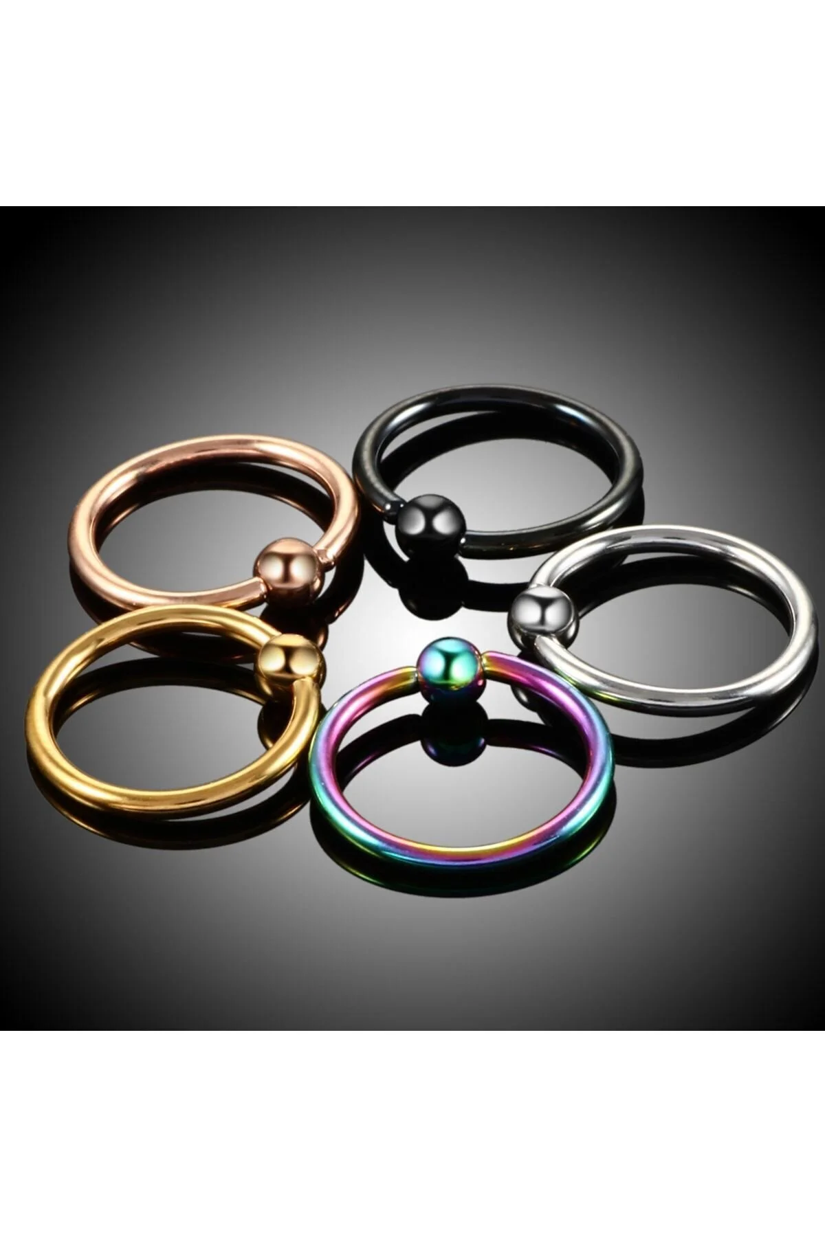 "Septum, Nose, Helix" "Burun, Dudak, Kaş, Kıkırdak" Piercing 5