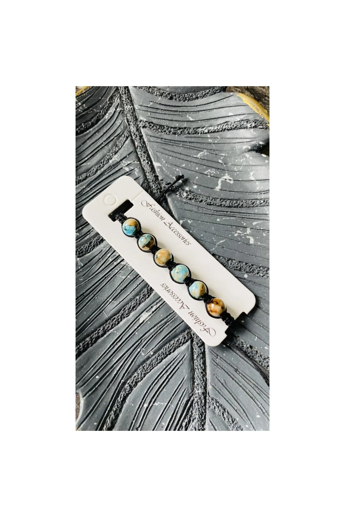 AYARLANABİLİR RENKLİ BONCUKTAN YAPILMIŞ MAKROME BİLEKLİK 1