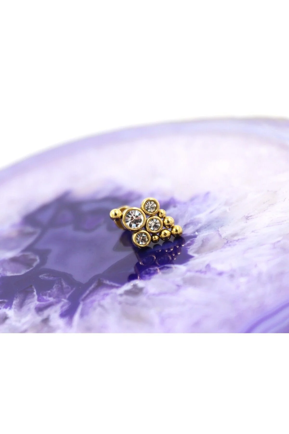"AGB" Özel Taşlı Uçurtma Figürlü Aksesuarlı Kulak, Kıkırdak, Helix & Tragus Piercing 3