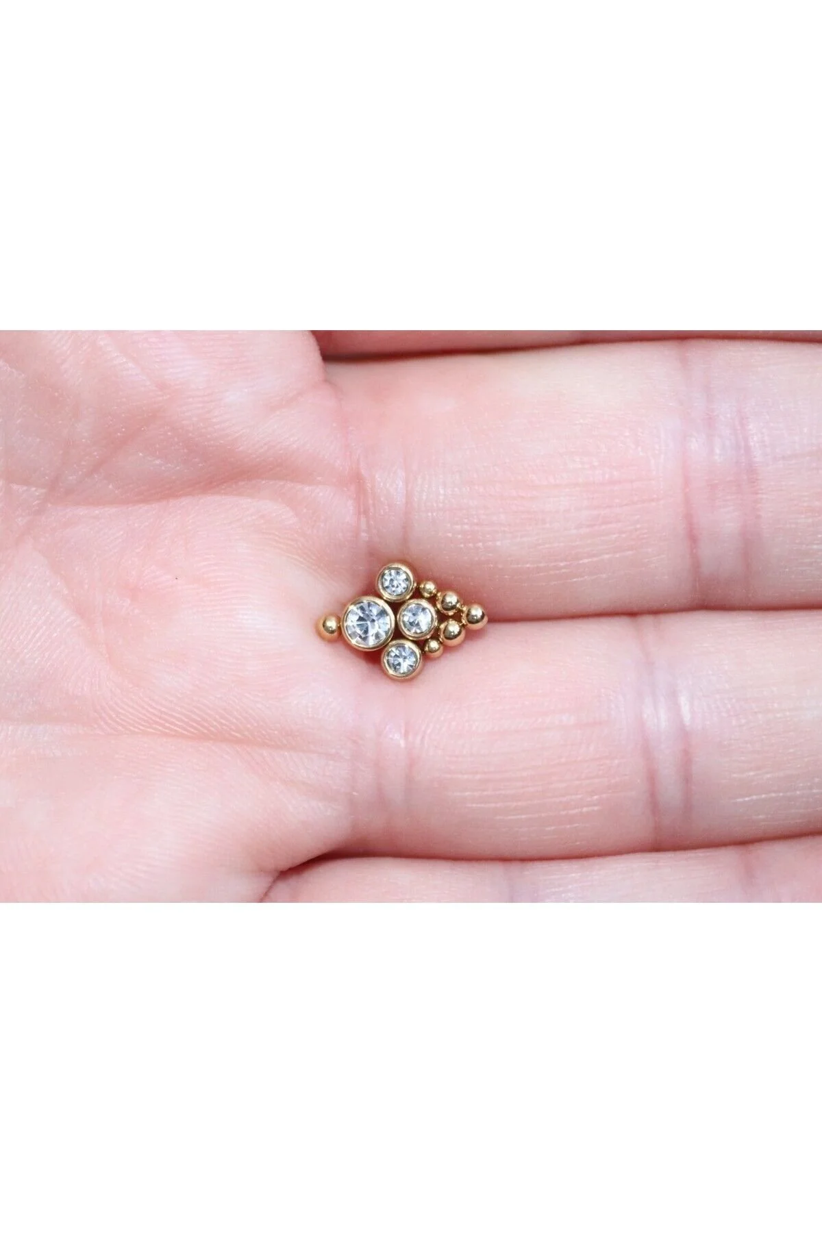 "AGB" Özel Taşlı Uçurtma Figürlü Aksesuarlı Kulak, Kıkırdak, Helix & Tragus Piercing 5