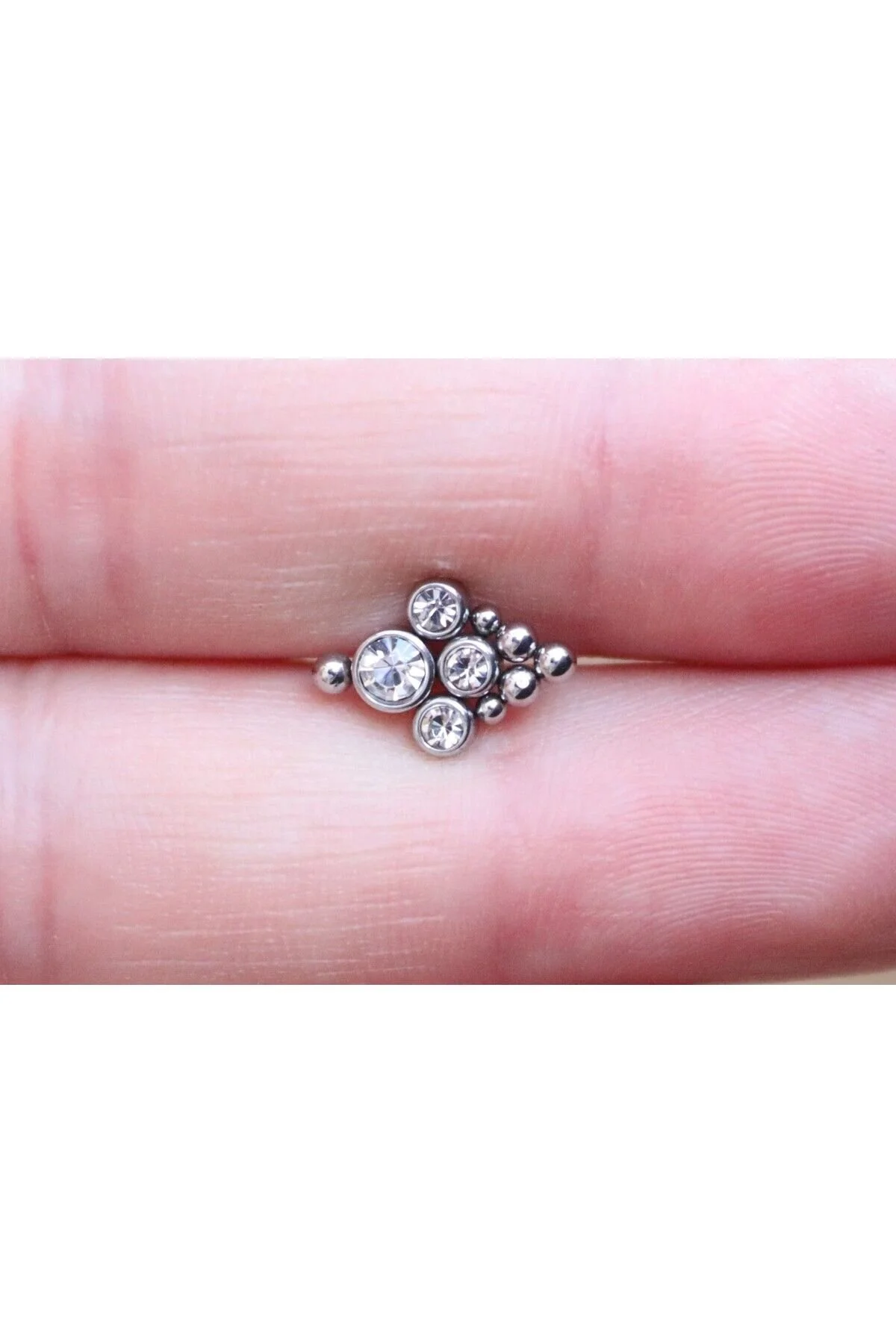 "AGB" Özel Taşlı Uçurtma Figürlü Aksesuarlı  Kulak, Kıkırdak, Helix & Tragus Piercing 3