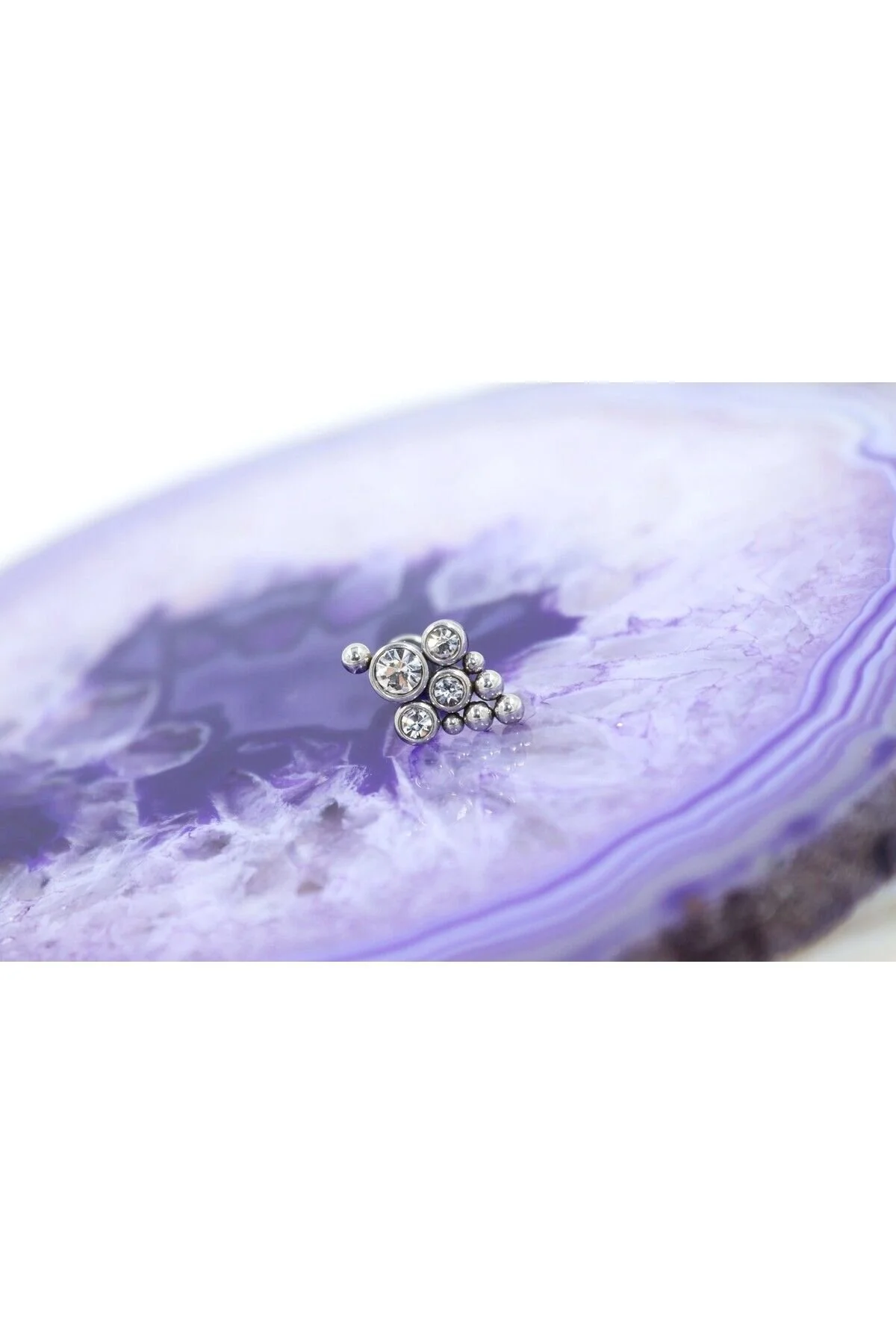 "AGB" Özel Taşlı Uçurtma Figürlü Aksesuarlı  Kulak, Kıkırdak, Helix & Tragus Piercing 4
