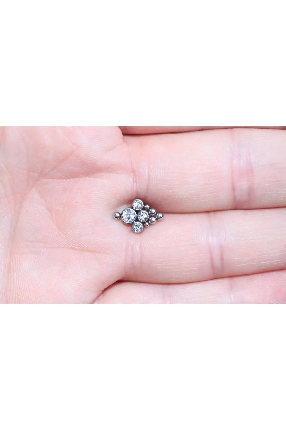 "AGB" Özel Taşlı Uçurtma Figürlü Aksesuarlı  Kulak, Kıkırdak, Helix & Tragus Piercing 5