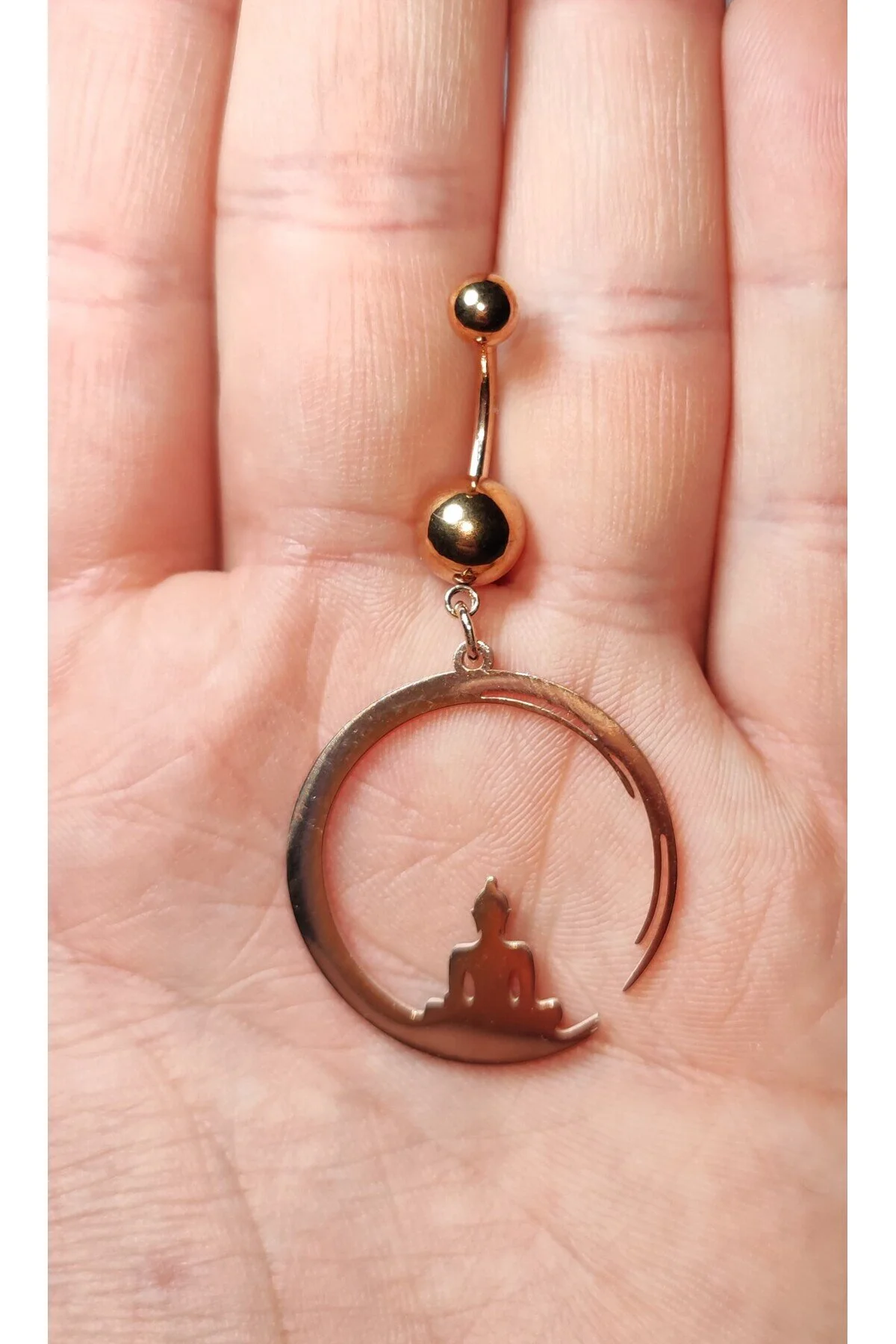 HAYVAN FİGÜRLÜ "SİNGLE", "BELLY"  Göbek Piercing (%!00 CERRAHİ ÇELİK) 2